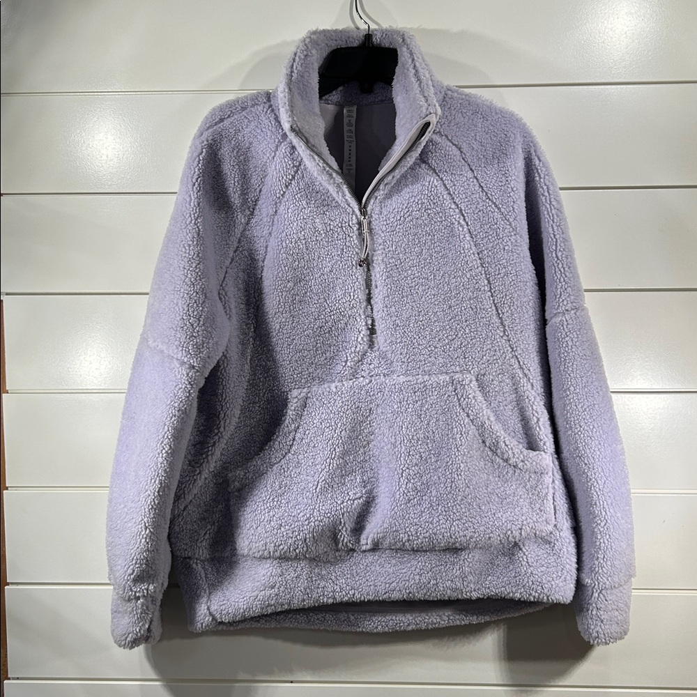 Oversized Sherpa Lululemon scuba hooded pullover XS/S